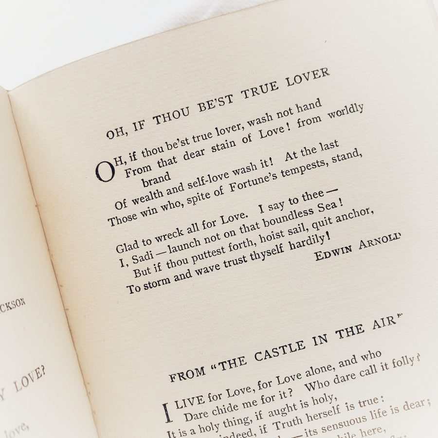 1894 - Because I Love You; Poems of Love, First Edition