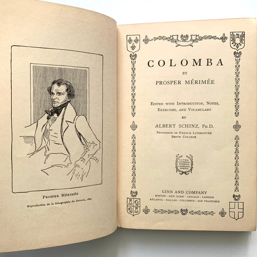1920 - Colomba, (In French)