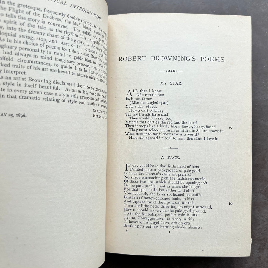 1896 - Poems By Robert Browning