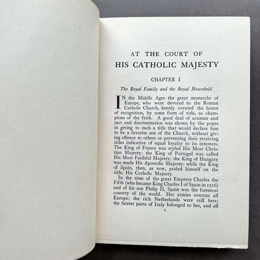 1912 - At The Court of His Catholic-Majesty, First Printing