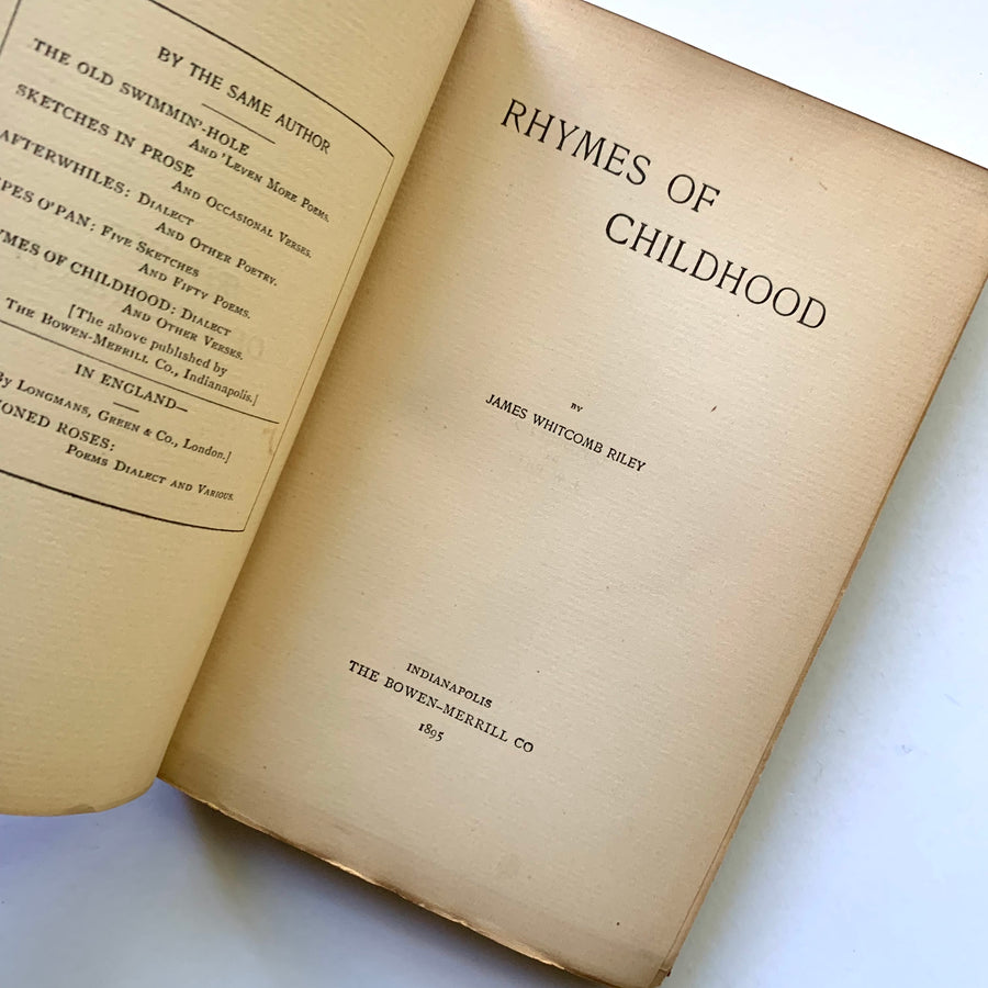 1895 - Ryhmes of Childhood