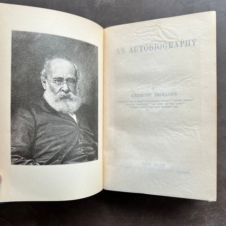 1883 - Anthony Trollope’s- An Autobiography, First American Edition