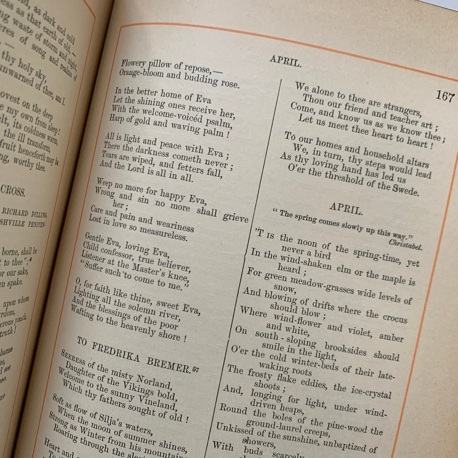 1891 - The Poetical Works of John Greenleaf Whittier