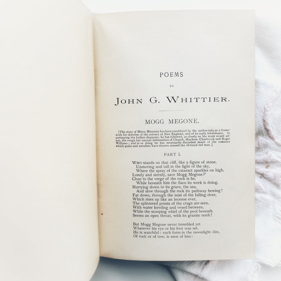1893 - Poems of John G. Whittier