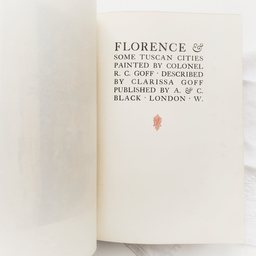 1905 - Florence & Some Tuscan Cities
