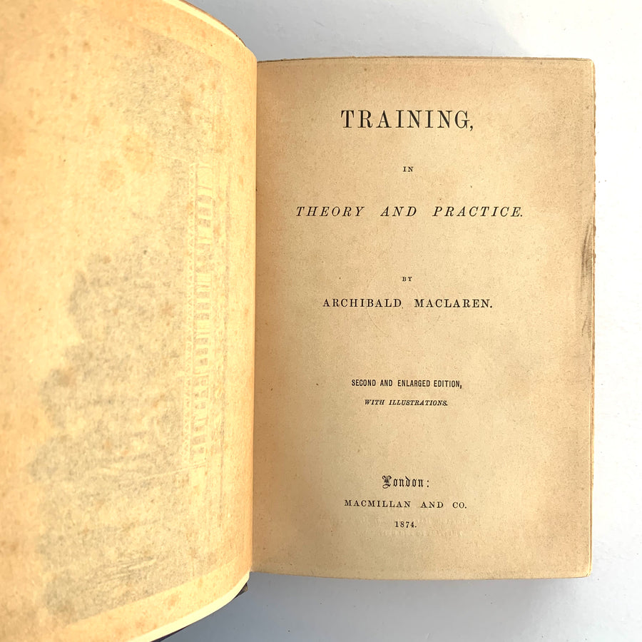1874 - Training in Theory and Practice, (Rowing)