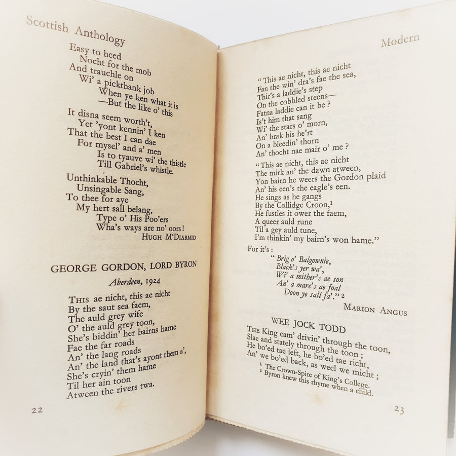 1931 - A Scots Garland, An Anthology of Scottish Vernacular Verse