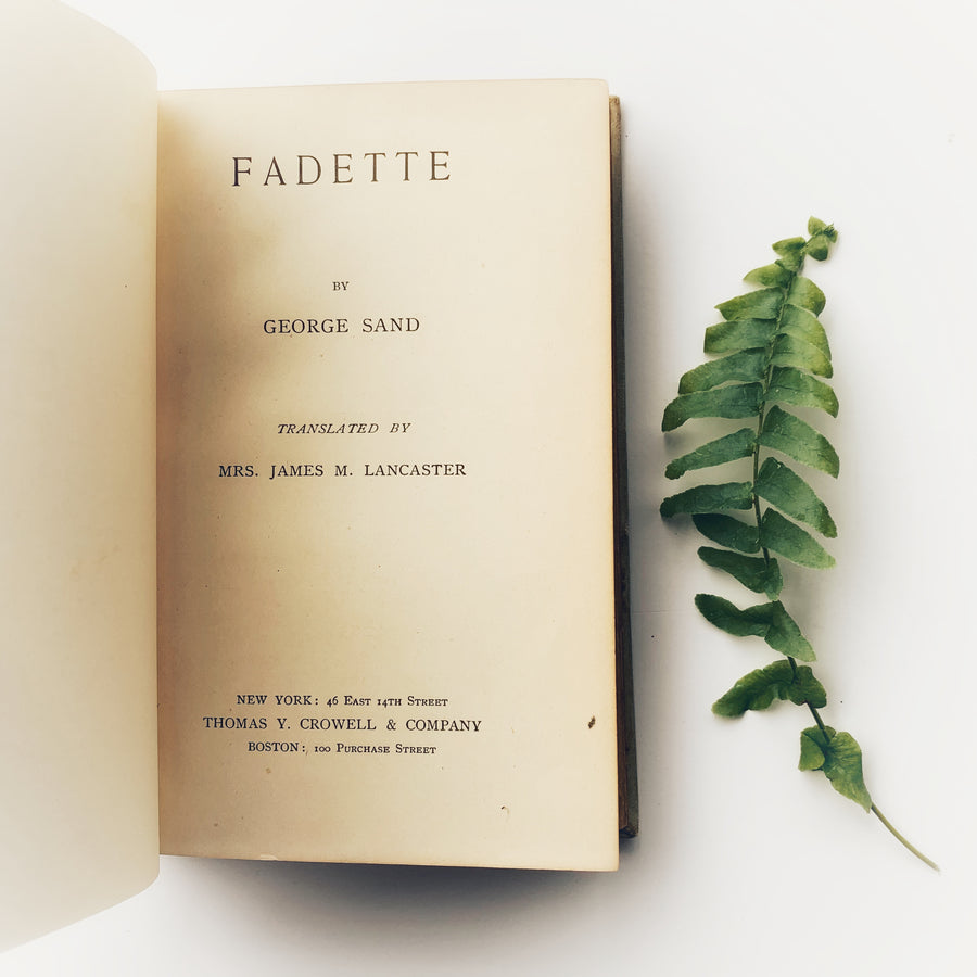 1896 - Fadette, First Edition