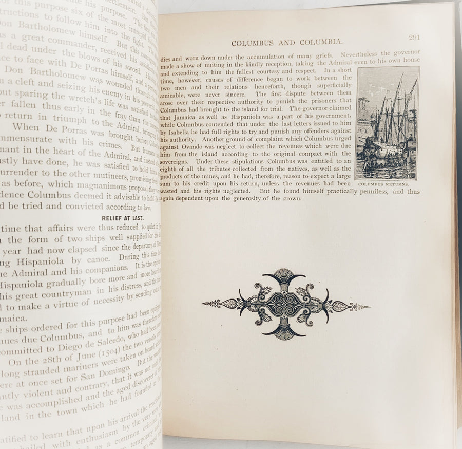 1893 - Columbus and Columbia; A Pictorial History of the Man and its Nation, First Edition