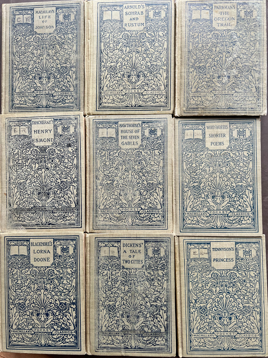 1907-1914 - Macmillan’s Pocket American and English Classics ( Small Book Set)