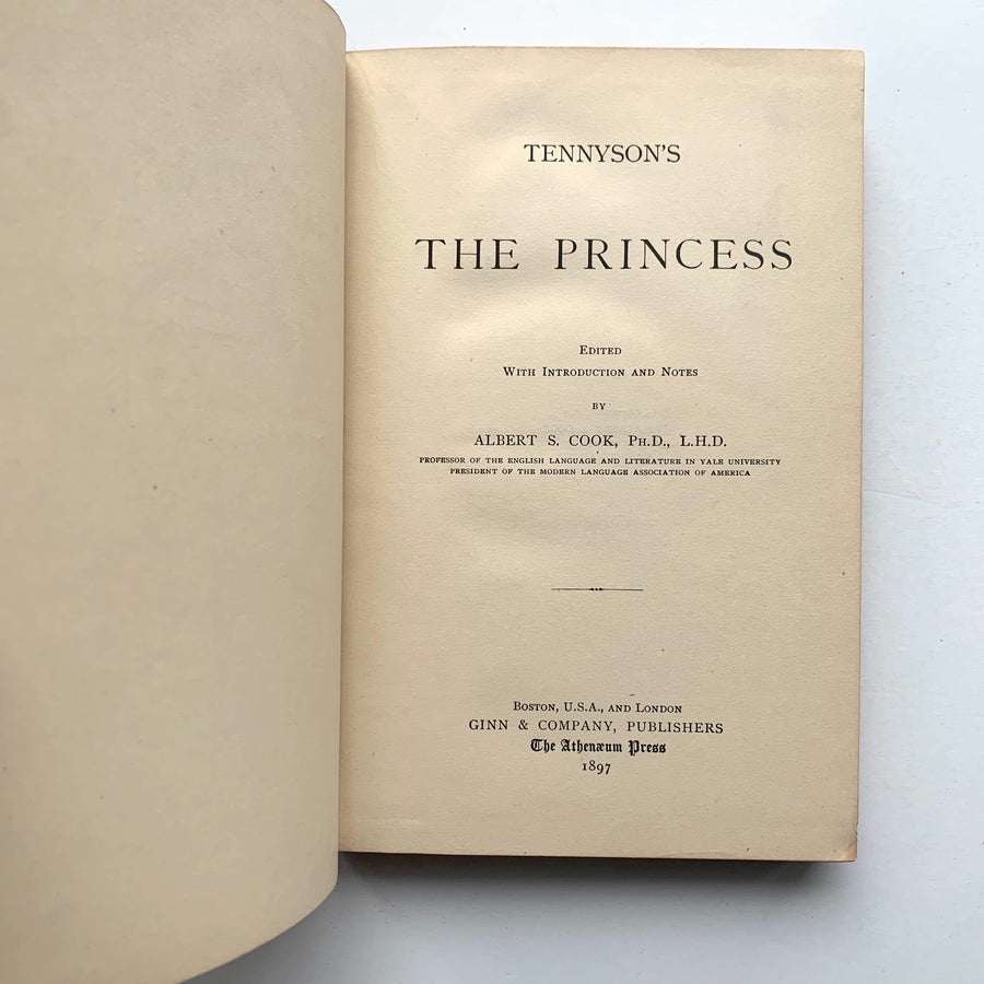 1897 - Tennyson’s The Princess