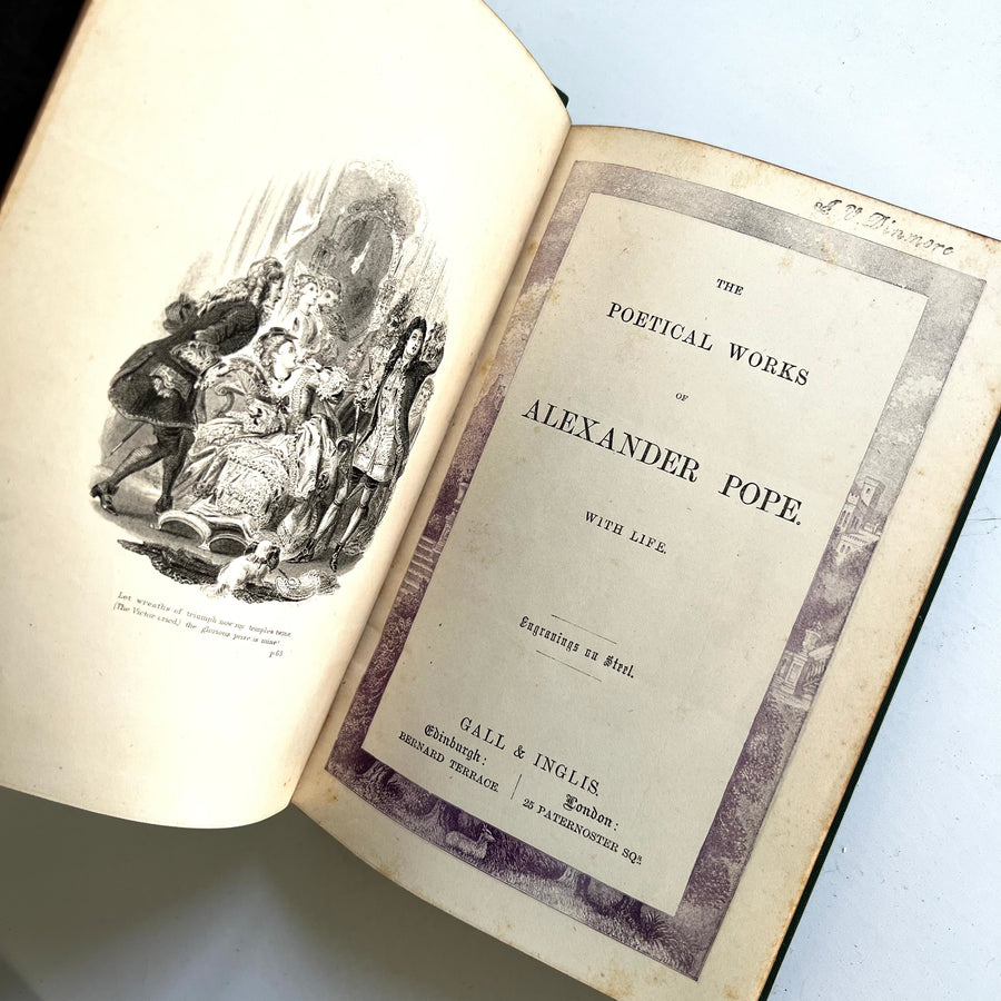 c.1870s - The Poetical Works of Alexander Pope
