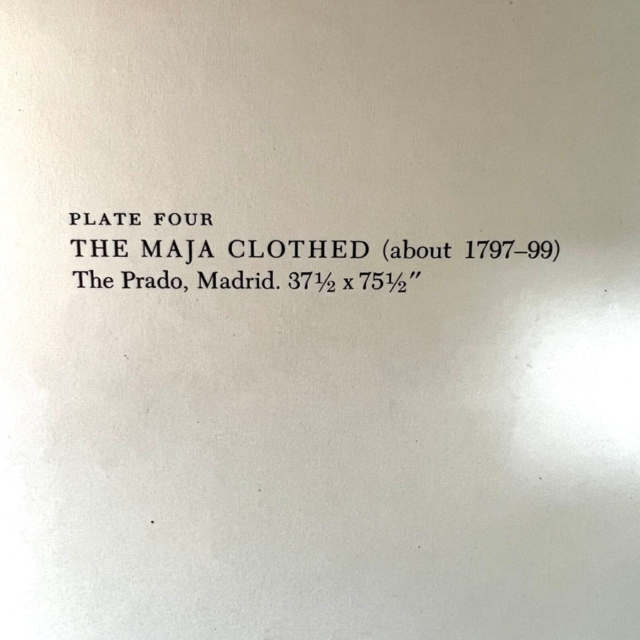 1954 - Goya’s- The Maja Clothed