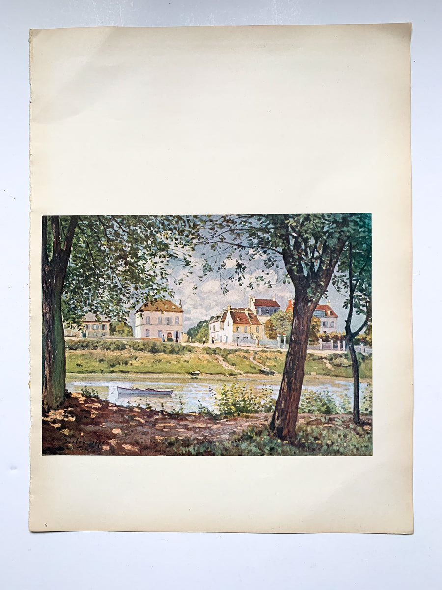 Villeneuve la Garenne By Alfred Sisley
