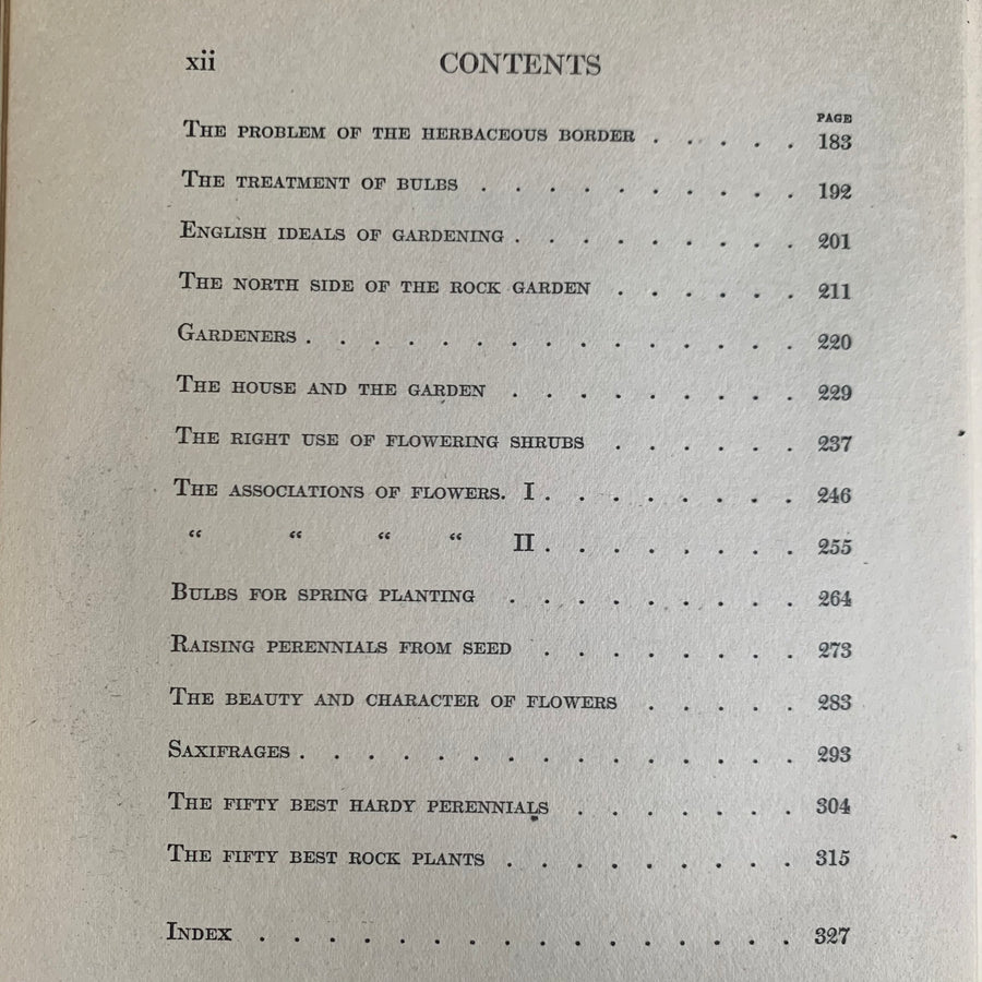 1916 - Studies in Gardening, First Edition