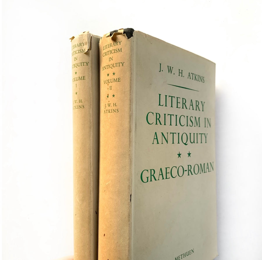 1952 - Literary Criticism in Antiquity, A Sketch of Its Development, Greek & Graces-Roman