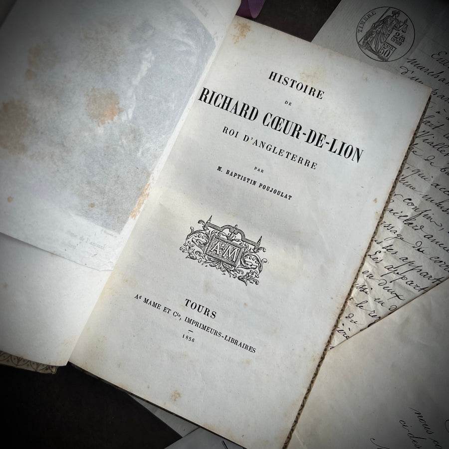 1856 - Histoire de Richard Ceur0De-Lion Roo D’ Angleterre