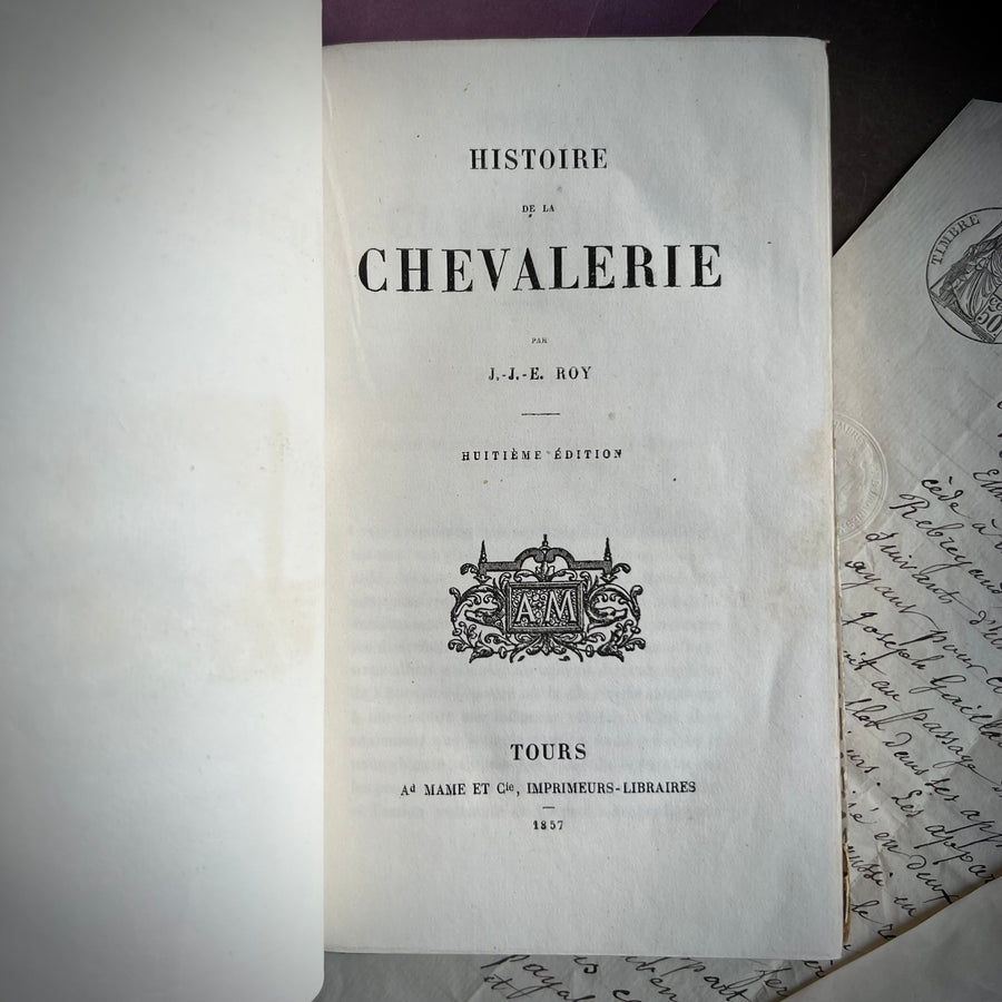 1857 - Histories de la Chevalerie(Cartonnage Binding)