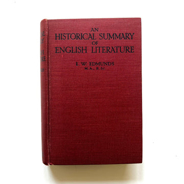 1920 - The Historical Summary of English Literature