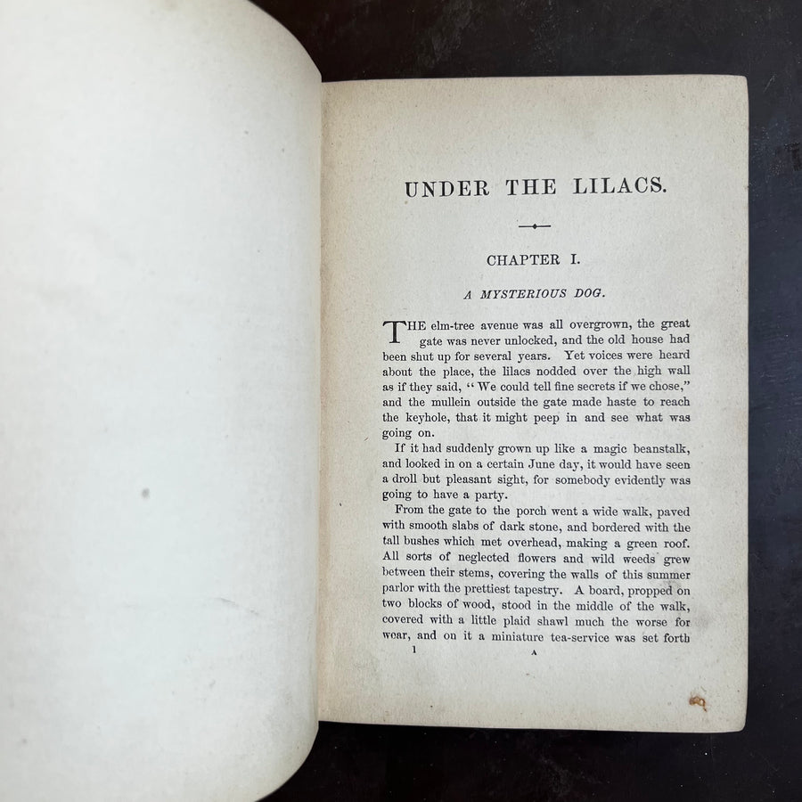 1890 - Louisa M. Alcott’s - Under The Lilacs