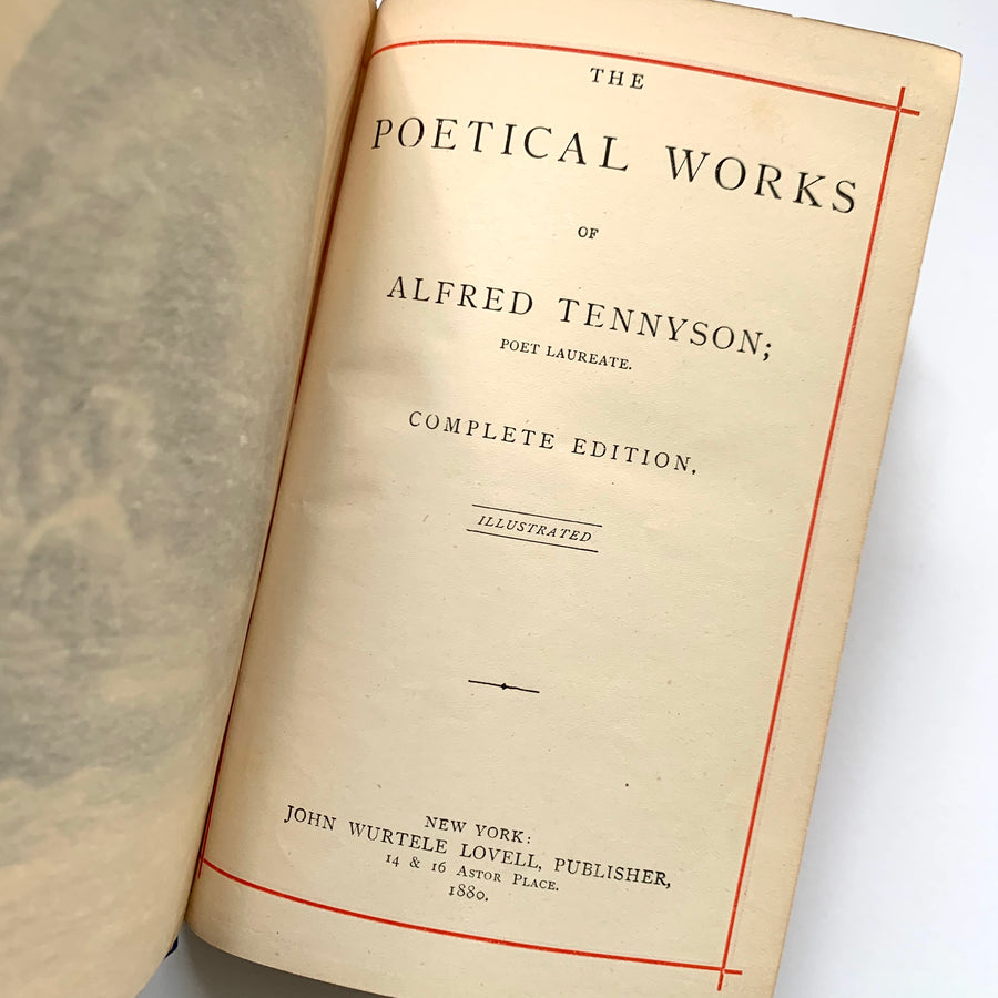 1886 - The Poetical Works of Alfred Tennyson