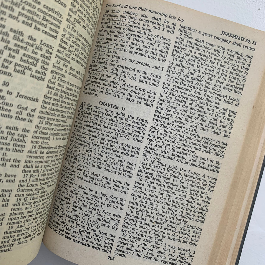 Antique Bible, Prayer Books, Hymnal Stack