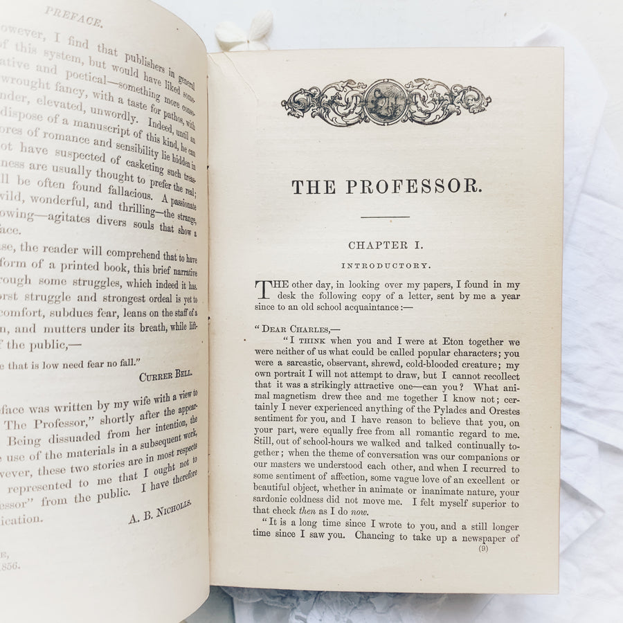 *** RESERVED. FOR SAUMYA***.       c.1882 - Charlotte Bronte’s , The Professor, Emma & Poems