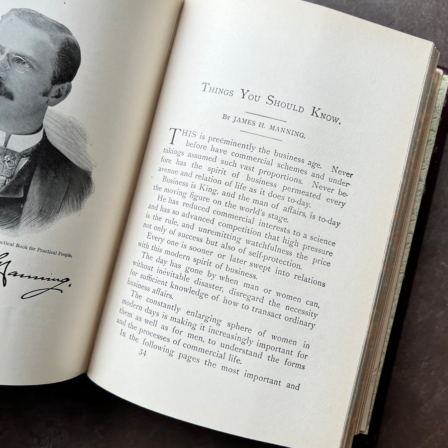1896 - A Practical Book For Practical People