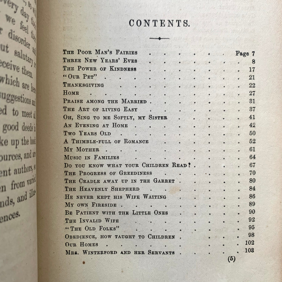 1866 - Our Homes, Their Cares and Duties, Joys and Sorrow