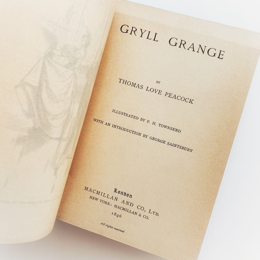 1896 - Gryll-Grange, A. A. Turbayne Book Cover Designer