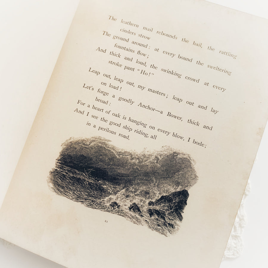 1883 - The Forging of the Anchor, A Poem, First Edition