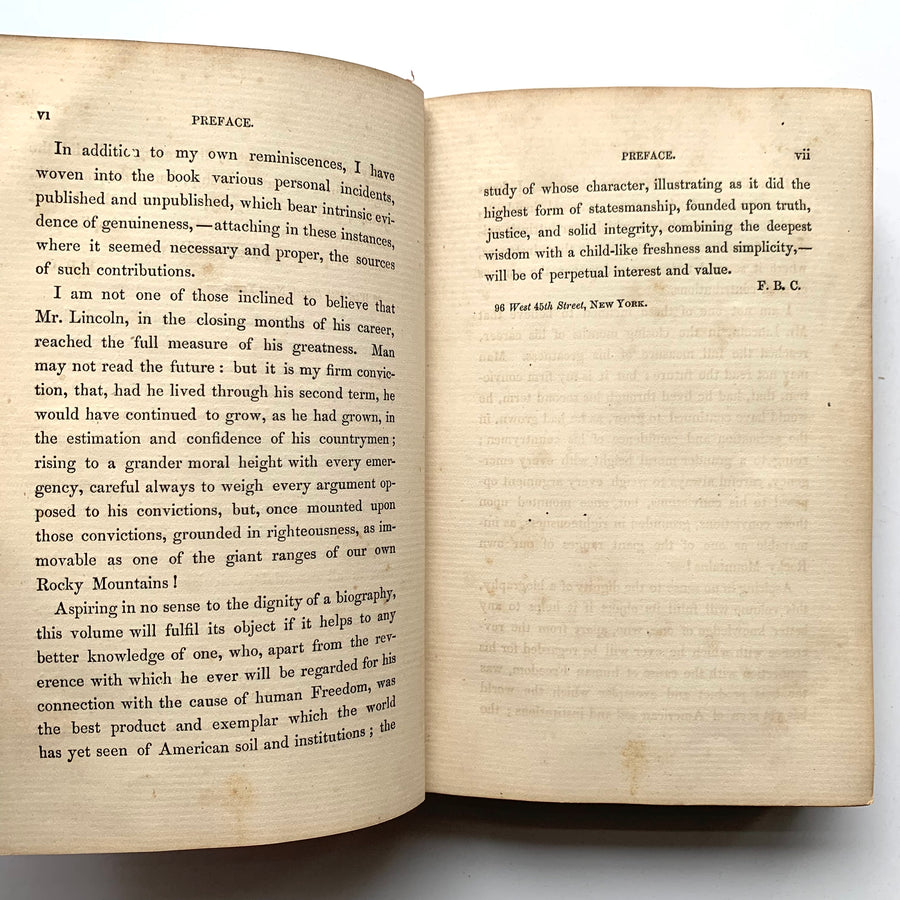 1866 - Six Months at the White House With Abraham Lincoln, First Edition