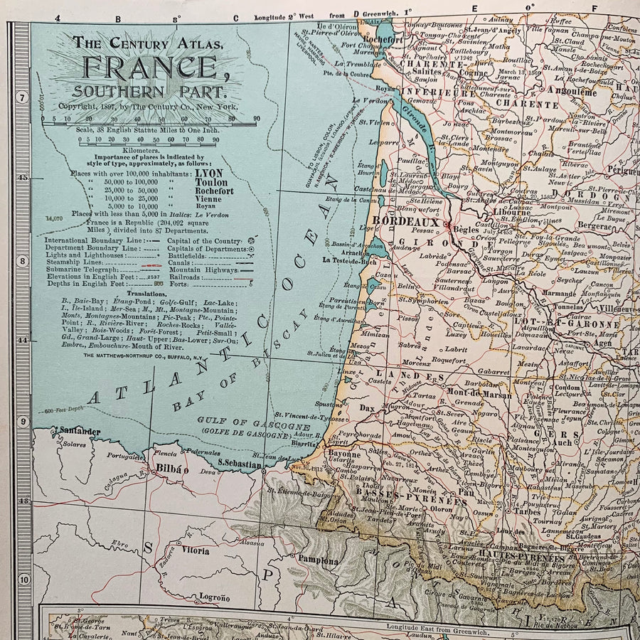 1897 - France, Southern Part