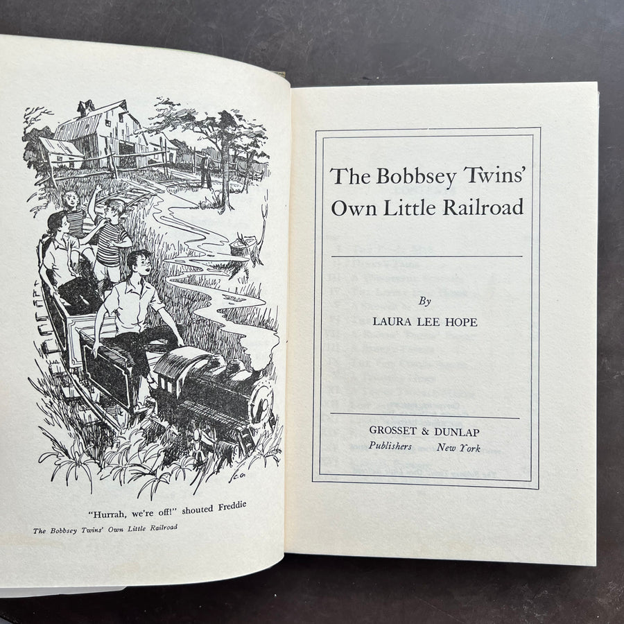 1945-1953 - The Bobbsey Twins: At Big Bear Pond, Own Little Railroad, On Blueberry Island