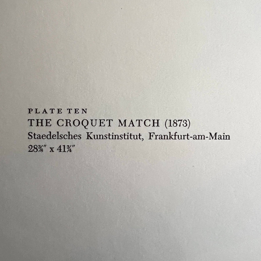 1953 - Manet’s - The Croquet Match