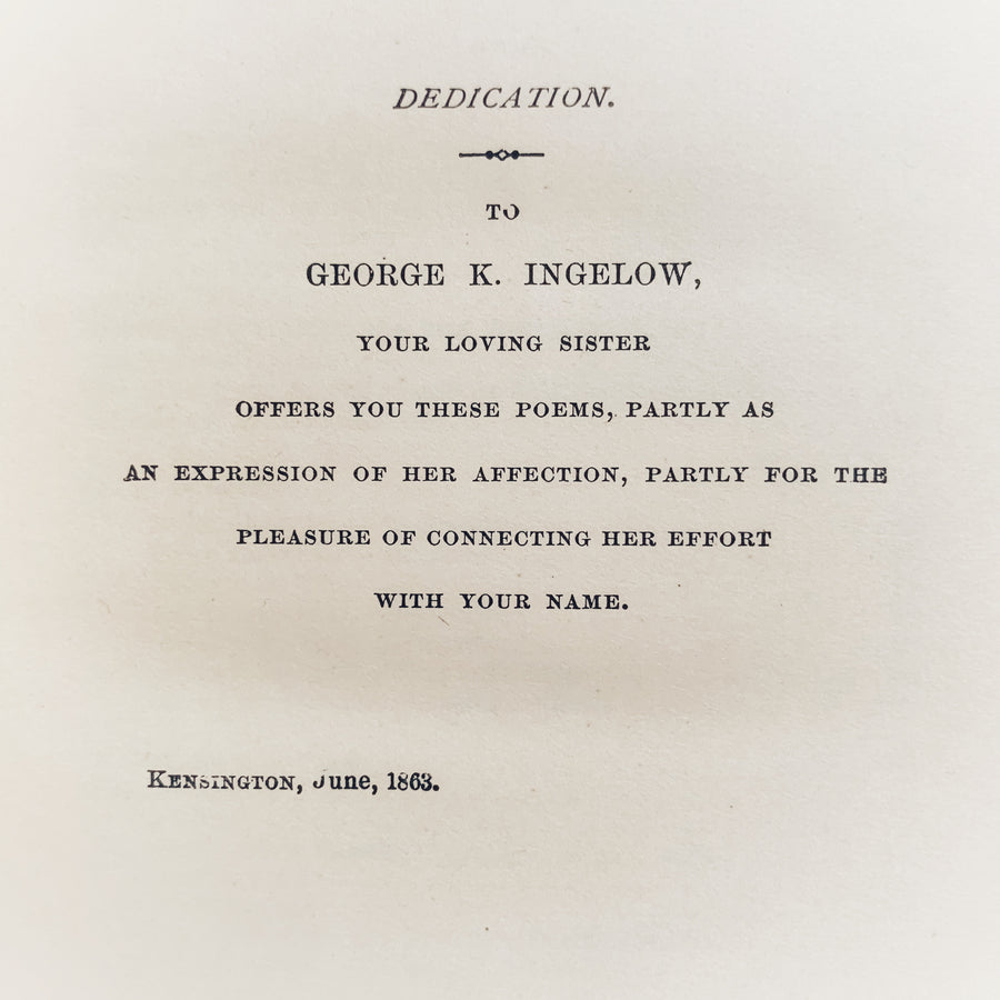 c.1880s - The Poetical Works of Jean Ingelow