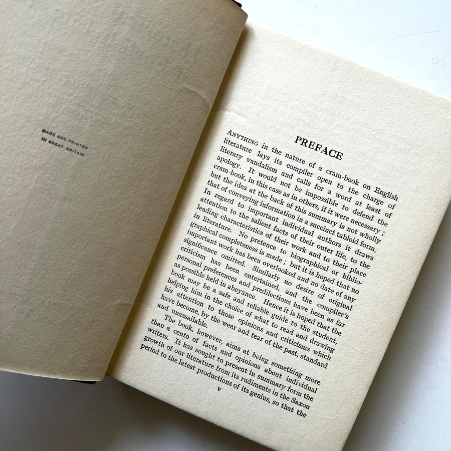 1920 The Historical Summary Of English Literature Honey Bee Mill 1920-the-historical-summary-of-english-literature-honey-bee-mill