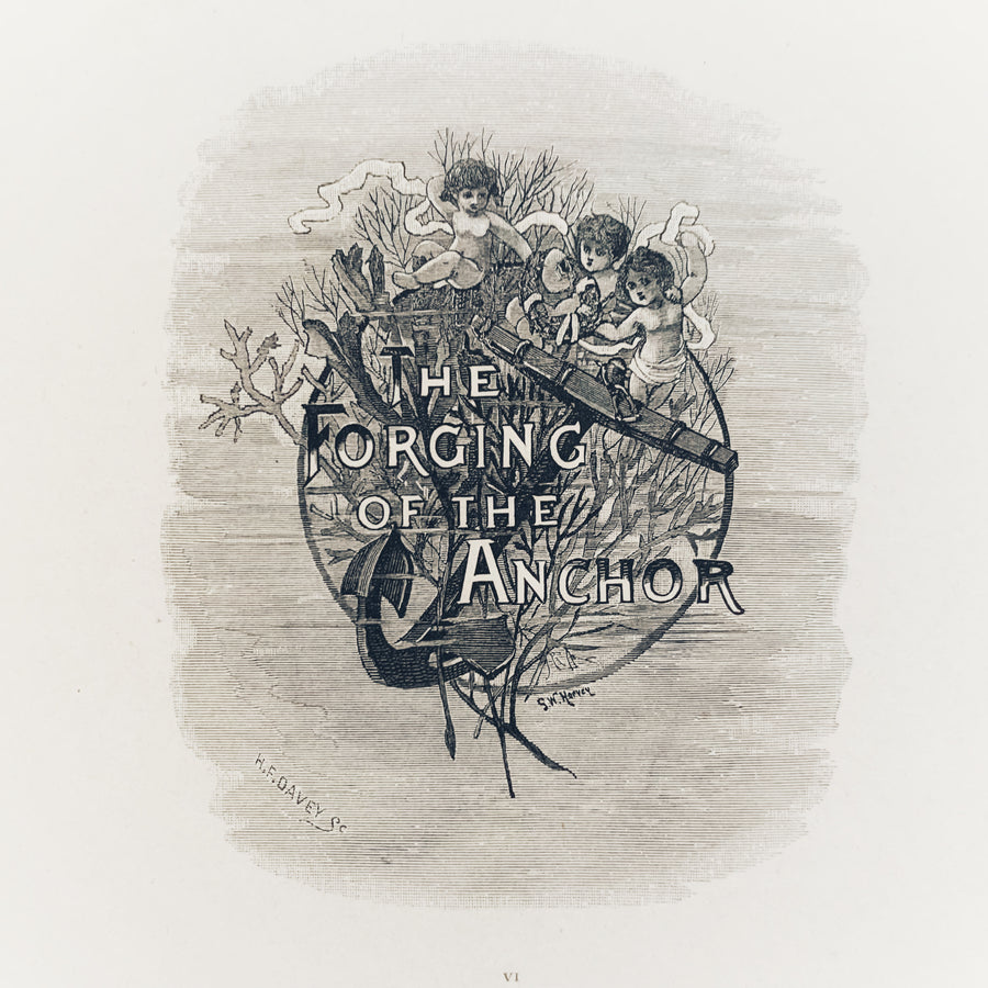 1883 - The Forging of the Anchor, A Poem, First Edition