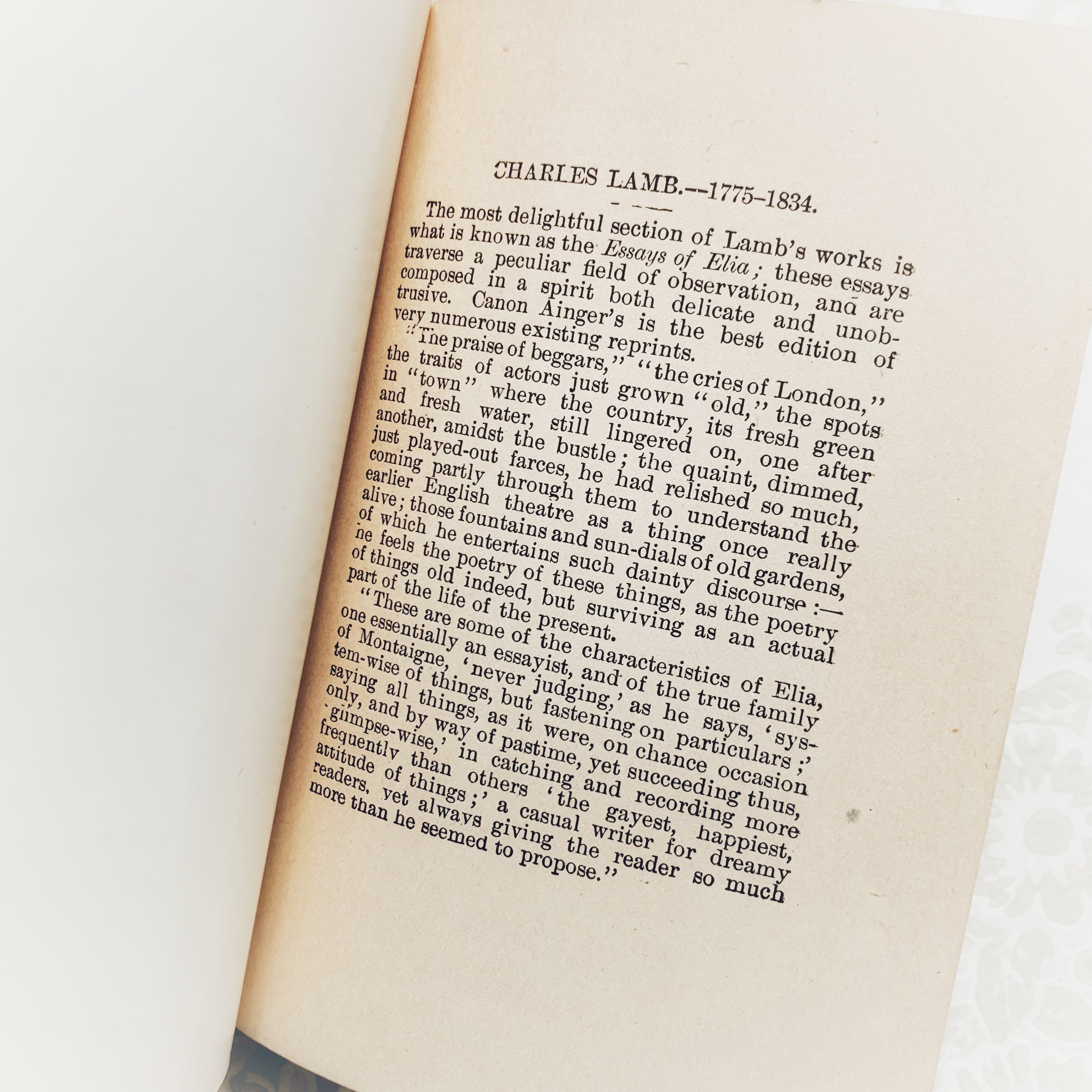 c.1915 - Essays of Elia – Honey Bee Mill