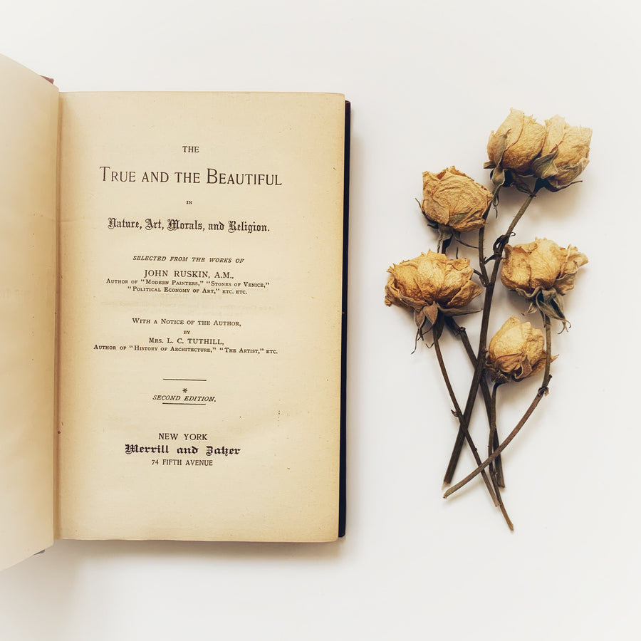 1886 - The True And The Beautiful In Nature, Art, Morals, and Religion