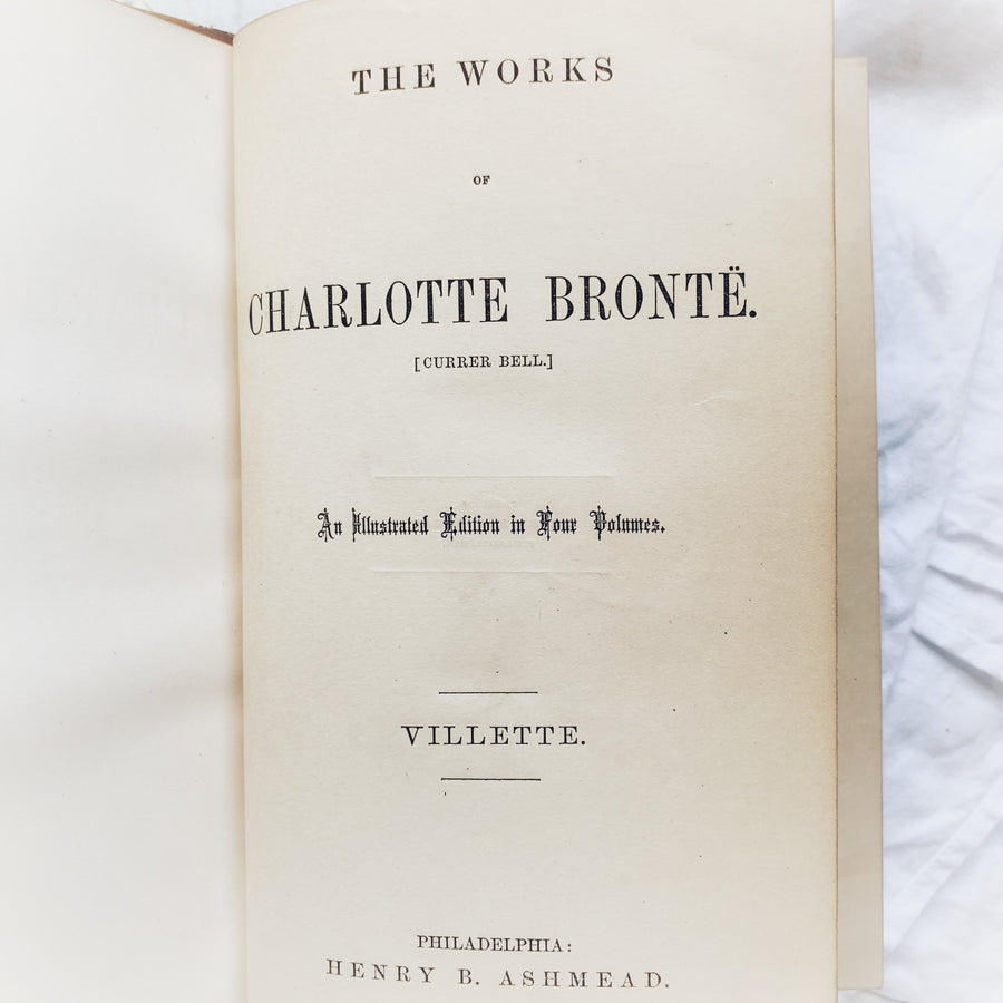 c.1882 - Charlotte Bronte’s- Villette