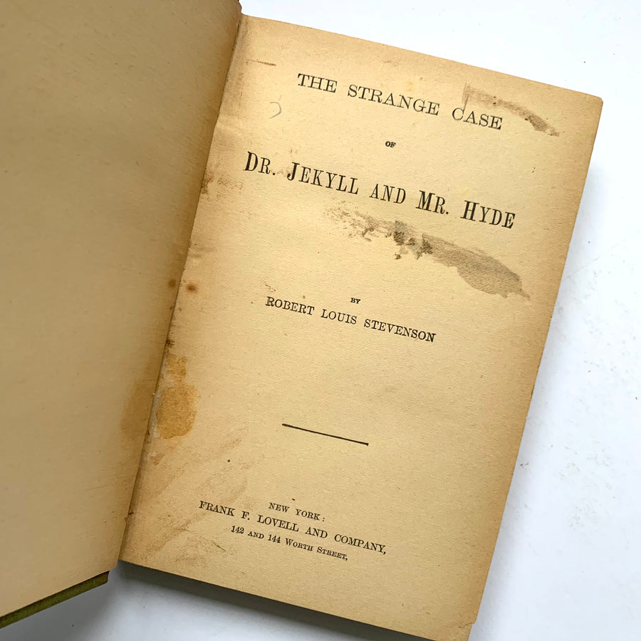 c.1889 - Strange Case of Dr. Jekyll and Mr. Hyde