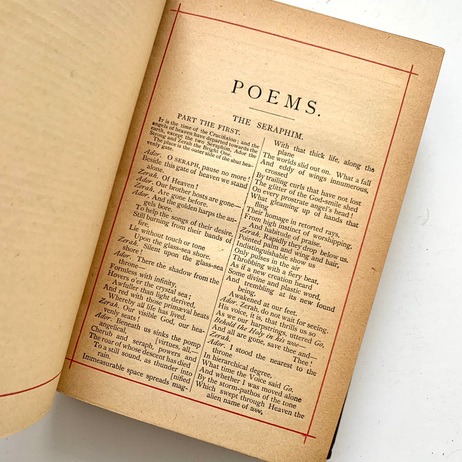 c.1888 - The Poetical Works of Mrs. Browning