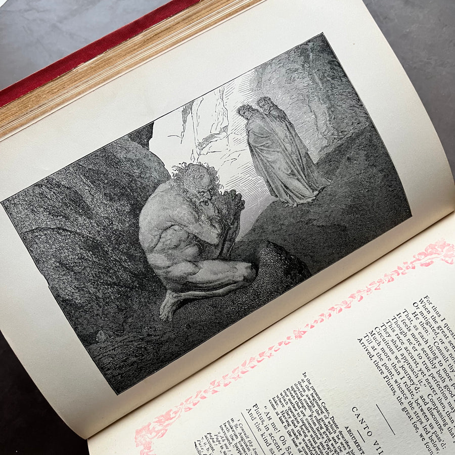 c.1880 - The Vision; Or Hell, Purgatory, & Paradise of Dante Alighieri