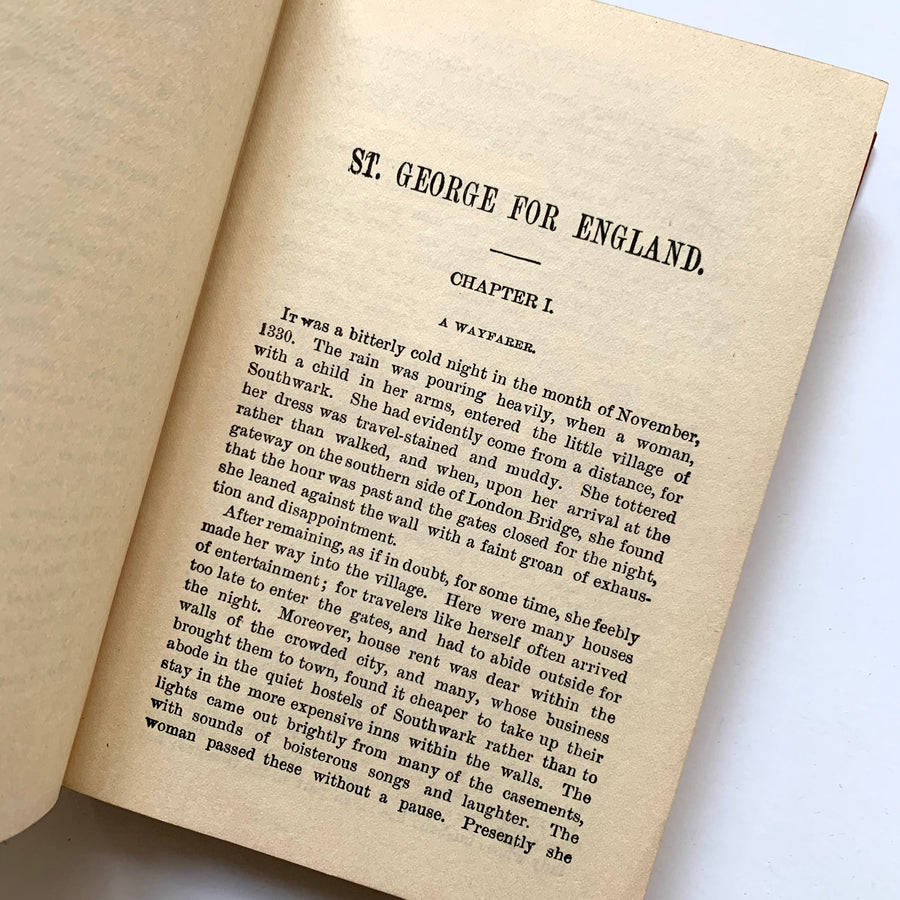 c.1900 - St. George For England; A Tale of Cressy and Poitiers