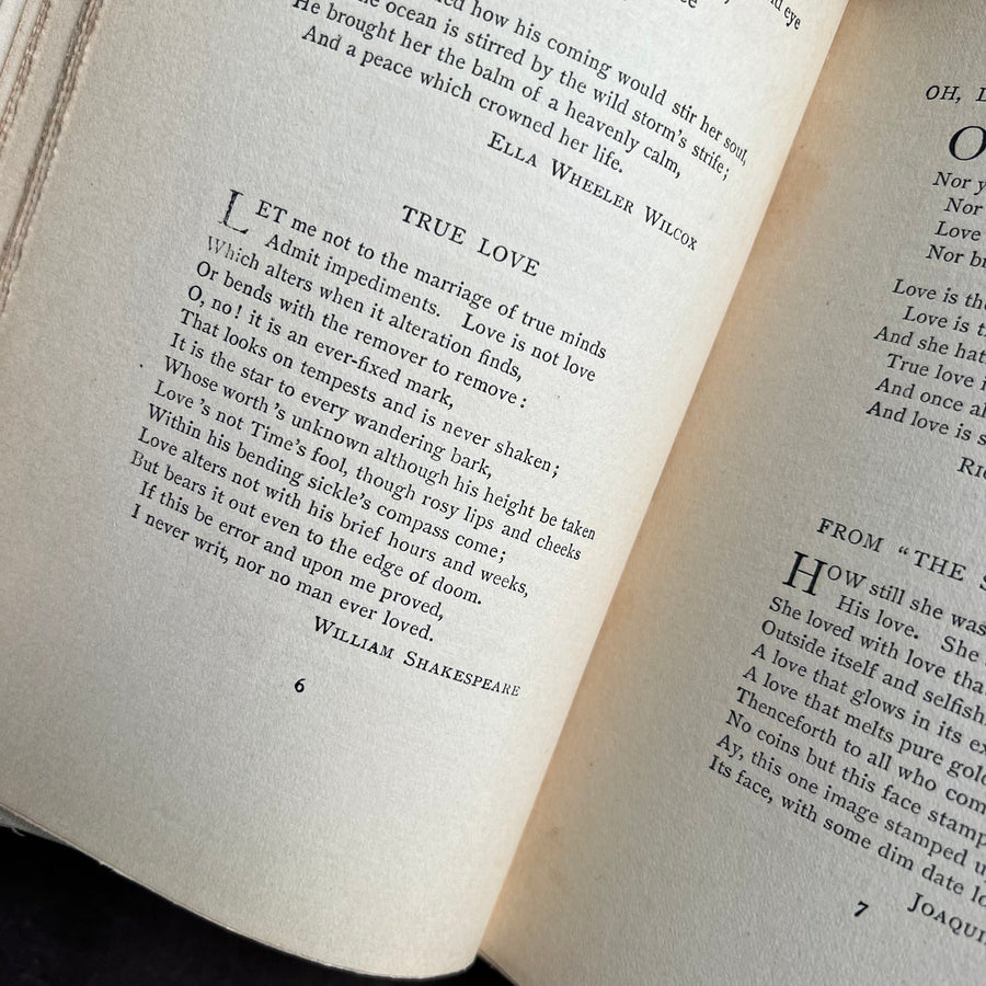 1894 - Because I Love You, Poems of Love, First Edition