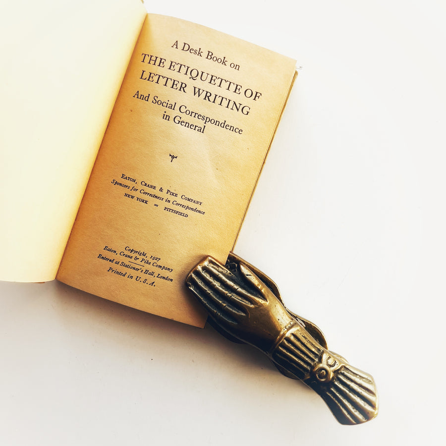 1927 - A Desk Book on The Etiquette of Letter Writing and Social Correspondence in General