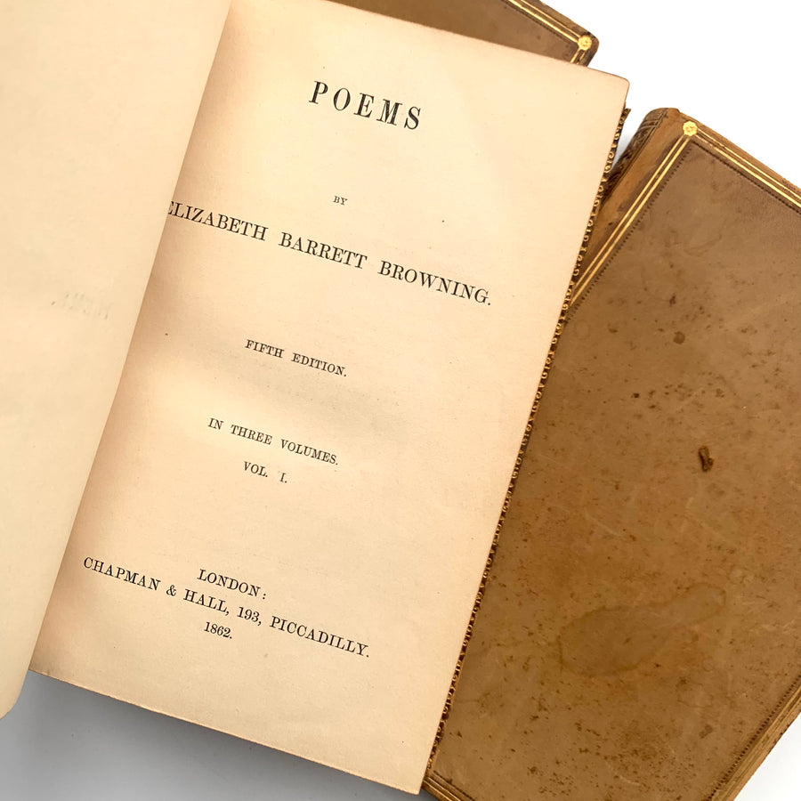 1862 - Poems By Elizabeth Barrett Browning