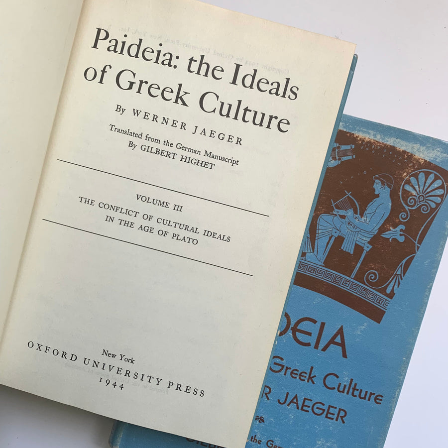 1944 - Paideia: The Ideals Of Greek Culture