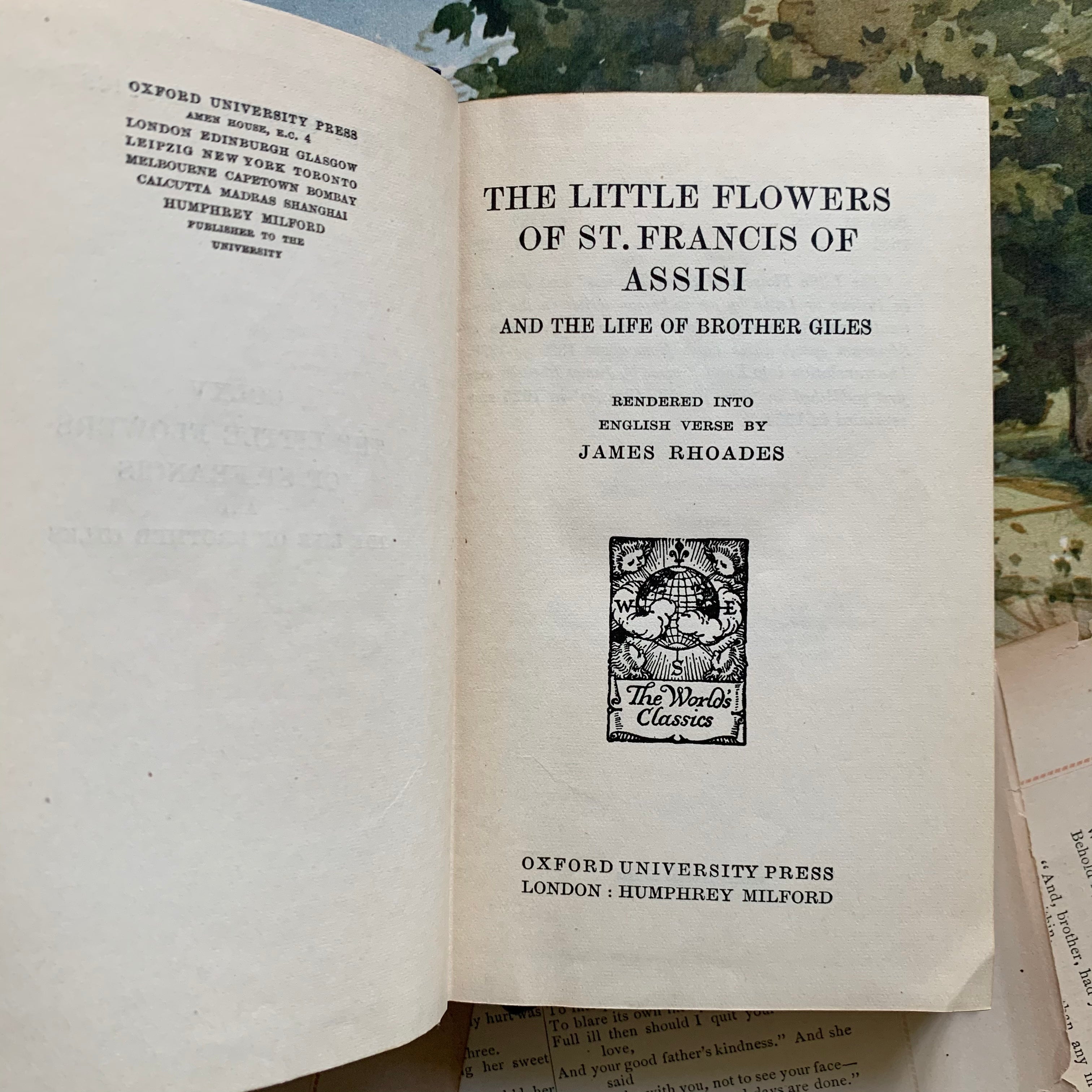 1934 - The Little Flowers of St. Francis Of Assisi – Honey Bee Mill